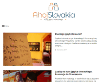 Tablet Screenshot of ahojslovakia.com